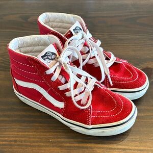 Vans high top kids shoes. Size 2.